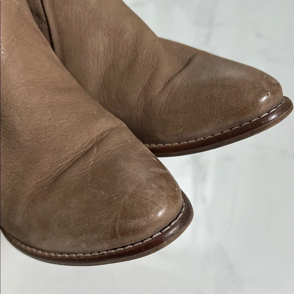 Seychelles Taupe Ankle Leather Boots